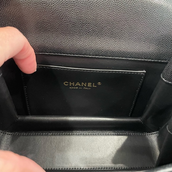 22K Chanel CocoFirst Mini Caviar Black BNIB Full Set SOLD Elsewhere - Picture 8 of 8